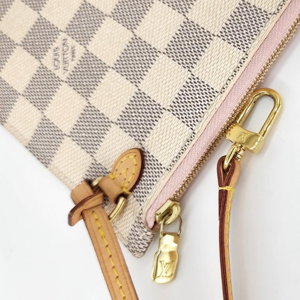 Louis Vuitton Neverfull GM Pochette in Damier Azur Canvas - Picture 5 of 5